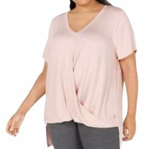 NWT Calvin Klein Women's Soft V-Neck Top Size XL